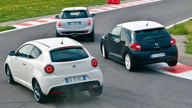 CITROEN DS3 VS ALFA MITO VS MINI COOPER S
